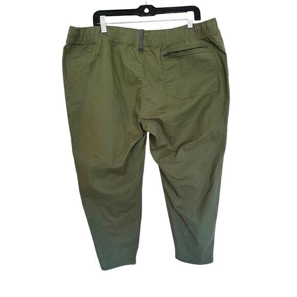 LL Bean Pants Mens XL 28" Ripstop Stretch Comfort Waist Hiking Outdoor Green - Picture 5 of 8